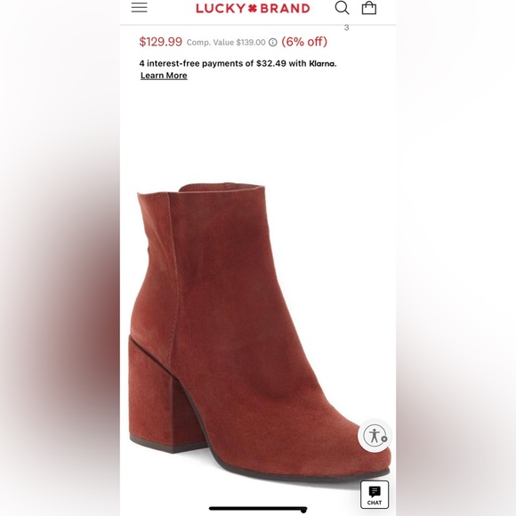 Lucky Brand LK Ravynn style leather suede booties.  Great condition. Size 8.5. - Picture 13 of 13